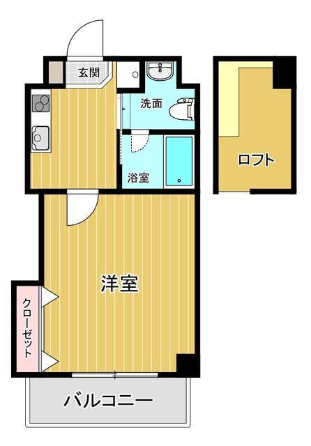 リファレンス長崎大学前(1K/3階)の間取り写真