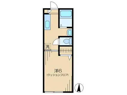 パークドミール吉祥寺(1K/2階)の間取り写真