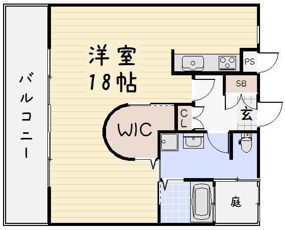 サンシャイン妙見表参道(ワンルーム/6階)の間取り写真