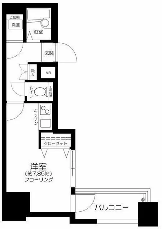 VIDA文京本郷 2階階 間取り
