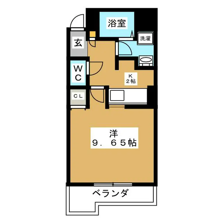 フェリーチェ横濱 6階階 間取り