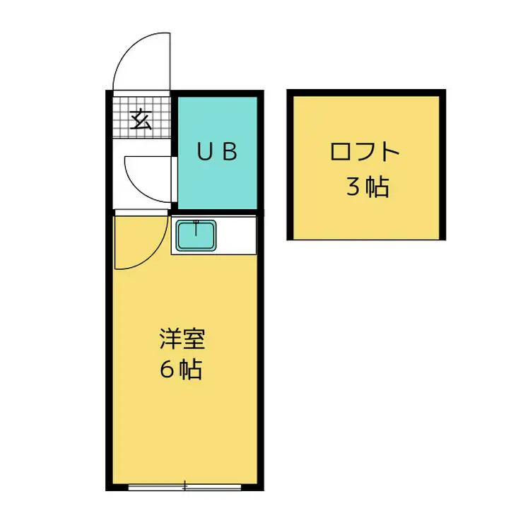 プラザドゥモーリスB棟 1階階 間取り