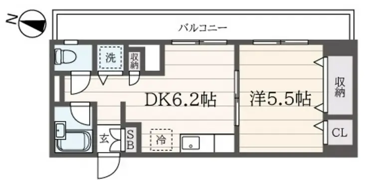 SPレジデンス 5階階 間取り