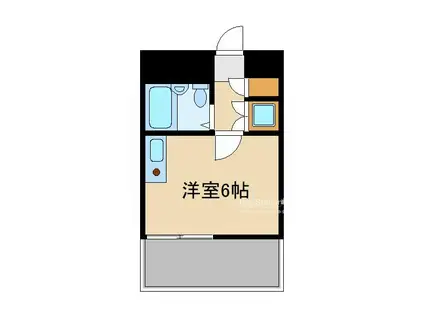 小茂根ヒルズ(ワンルーム/4階)の間取り写真