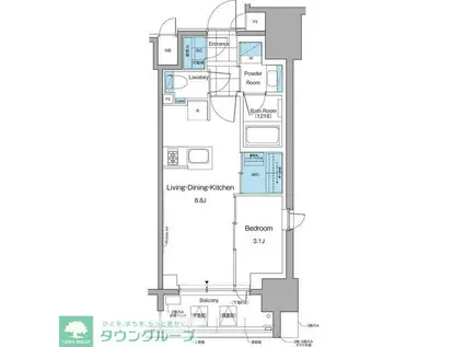 ルフォンプログレ本郷三丁目(1LDK/6階)の間取り写真