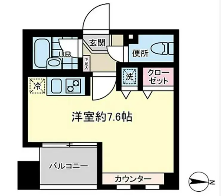 サンパティーク広尾 11階階 間取り