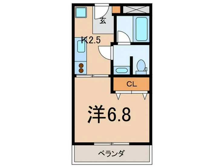 第二玉川グランドハイツ 5階階 間取り