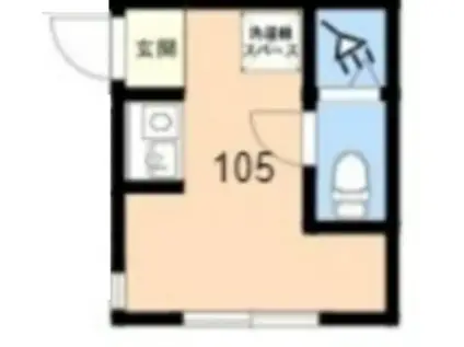 TOKYOβ大宮(ワンルーム/1階)の間取り写真