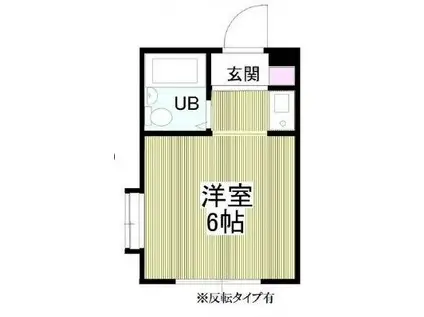 クアルト上井草(ワンルーム/1階)の間取り写真