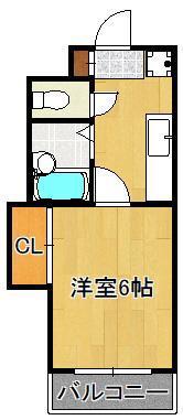 リファレンス葉山(1K/3階)の間取り写真