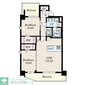 S-RESIDENCE藤崎BALM(2LDK/2階)の間取り写真