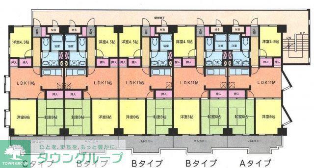カーサヴェルデ(3LDK/1階)の間取り写真