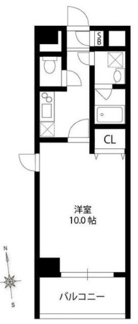 TOWER DE ECO UNI(1K/5階)の間取り写真