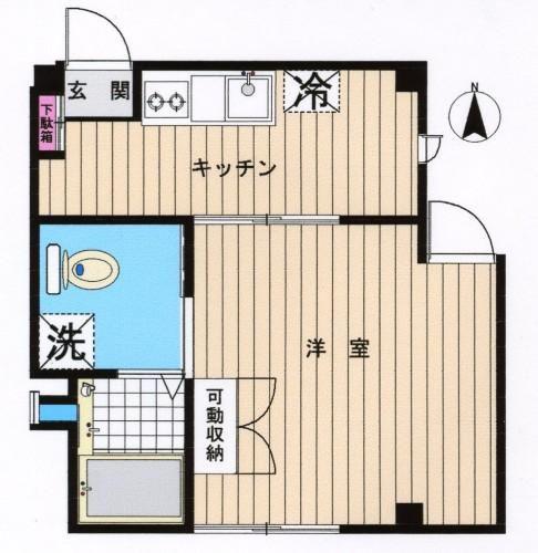 サンフラワー上北沢(1K/3階)の間取り写真