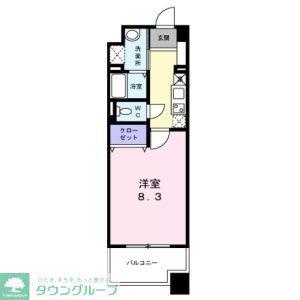 S-FORT浄心(1K/9階)の間取り写真