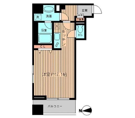 プレミアステージ内神田(ワンルーム/3階)の間取り写真