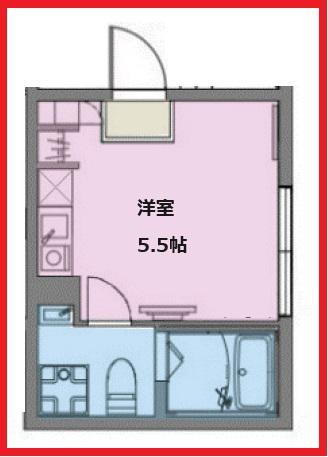 エピセ柴又(ワンルーム/4階)の間取り写真