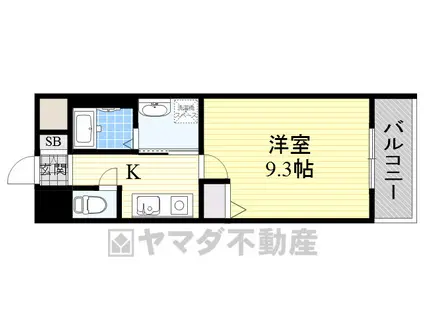GOパレス桃山台(1K/2階)の間取り写真