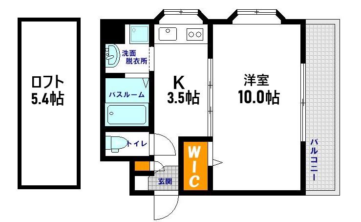 第25やたがいビル(1K/7階)の間取り写真