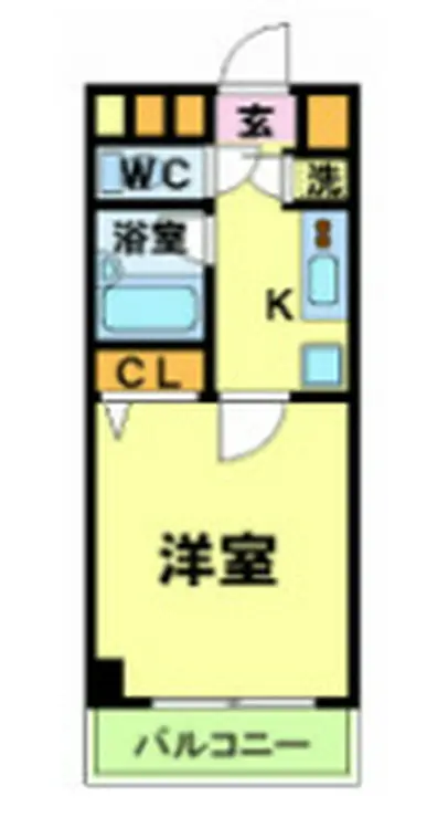 パレステュディオ渋谷WEST 2階階 間取り