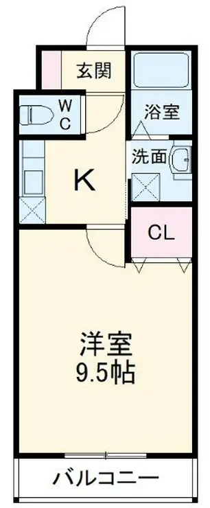 コルテージア 2階階 間取り