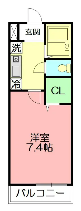 湘南ビーチハイム 2階階 間取り