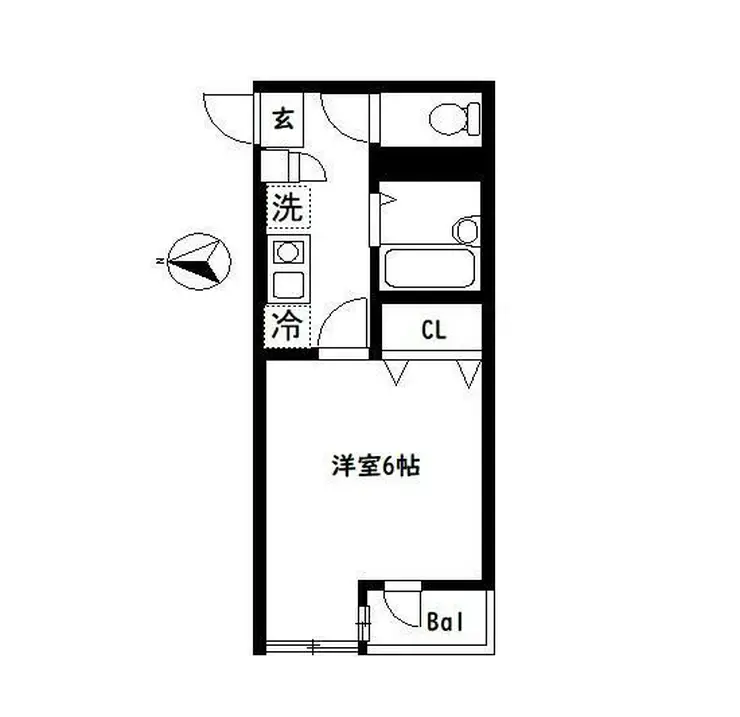 ルイ・シャトレ 3階階 間取り