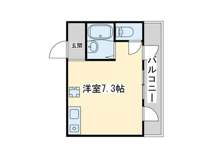 レバンガAP新大阪ステーションフロント(ワンルーム/4階)の間取り写真