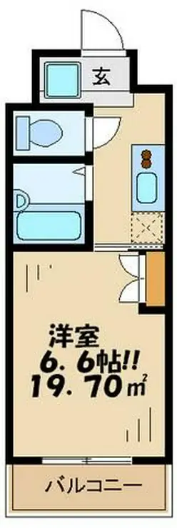 グリーンテラス国領 3階階 間取り