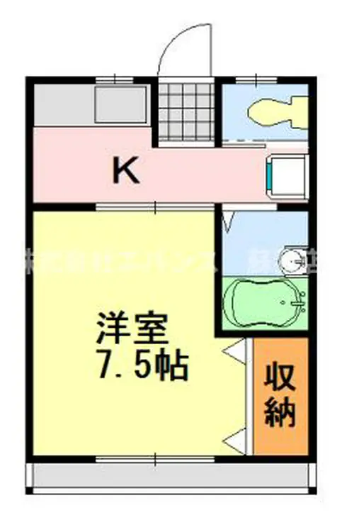 コーポハイブリッチ 1階階 間取り