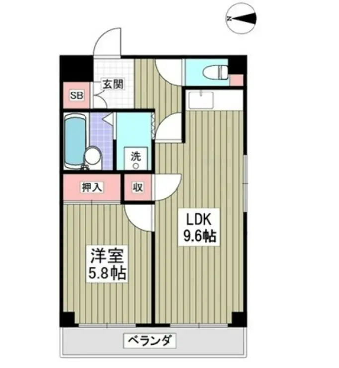 三ツ和マンション 3階階 間取り
