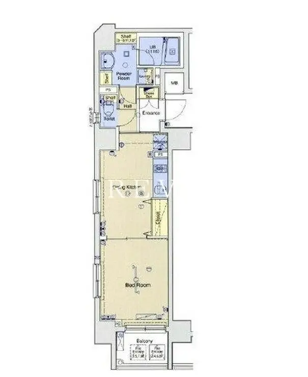 ブライズ神田岩本町 6階階 間取り
