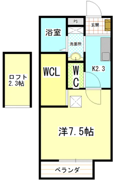 イル・チェーロ 1階階 間取り
