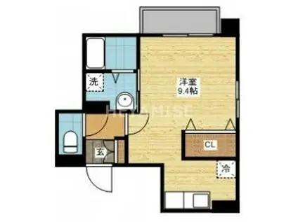 コート・さくら(ワンルーム/4階)の間取り写真