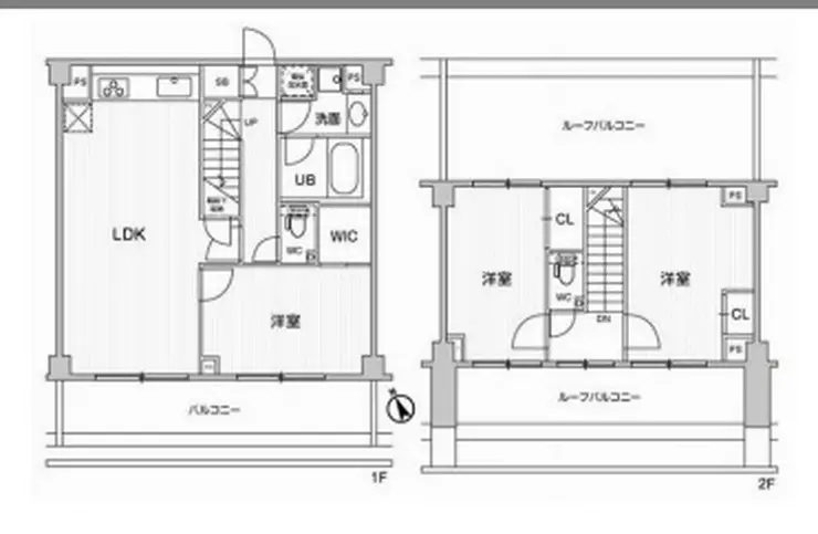 六本木デュープレックスエムズ 5階階 間取り