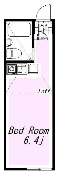 ユナイト塩浜ヴィバーチェ 1階階 間取り