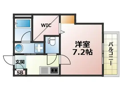 SERPIENTE(1K/1階)の間取り写真