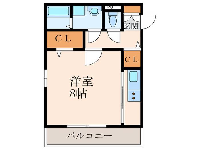 サニーコート(ワンルーム/3階)の間取り写真