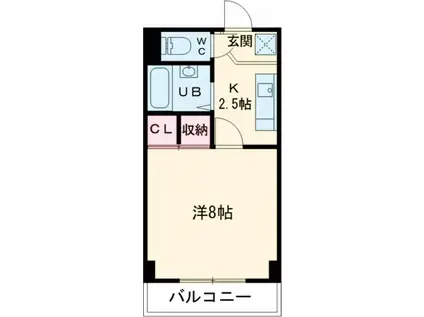 第5ハイツタマキ(1K/1階)の間取り写真