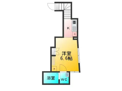 BSPA上石神井(ワンルーム/2階)の間取り写真