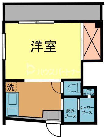 片山第2ビル(1K/3階)の間取り写真