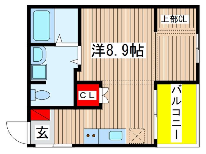 GRAN GATE(ワンルーム/3階)の間取り写真