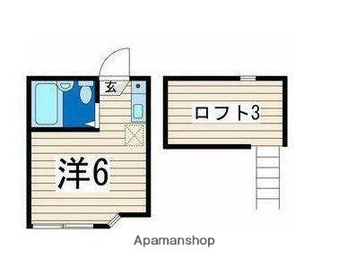 ユナイト町屋マリーナコンティ(ワンルーム/2階)の間取り写真