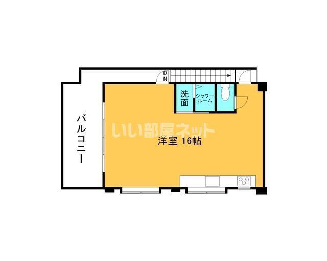 神明ビル(ワンルーム/3階)の間取り写真