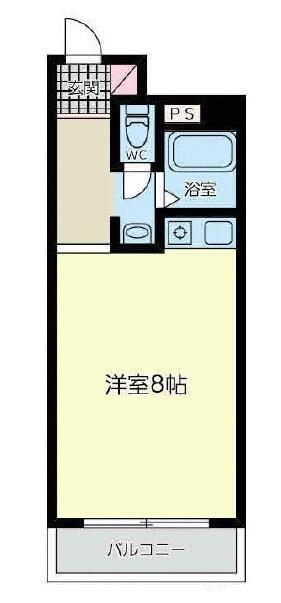 第一古船場マンション(ワンルーム/7階)の間取り写真