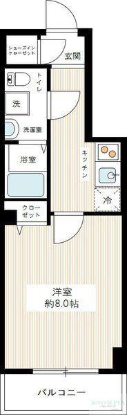 HYS DURANTE(1K/7階)の間取り写真