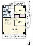 フォルムGPノース(2LDK/4階)の間取り写真
