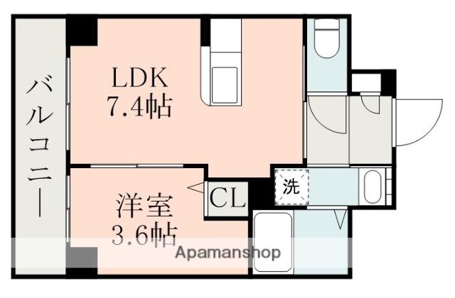 ピネータ天保山(1LDK/3階)の間取り写真