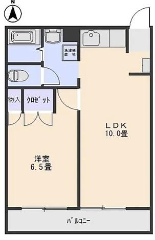 FAIRY (1LDK/2階)の間取り写真