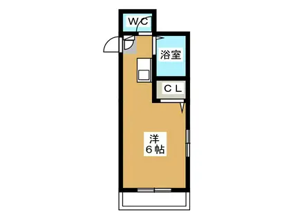 エトアール西葛西(ワンルーム/3階)の間取り写真